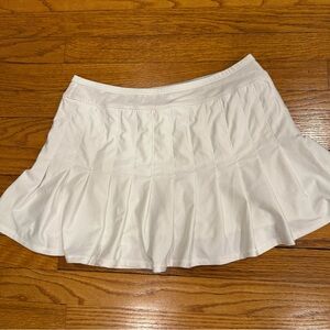 Lucky in Love white tennis skirt - size M. Built-in white shorts.